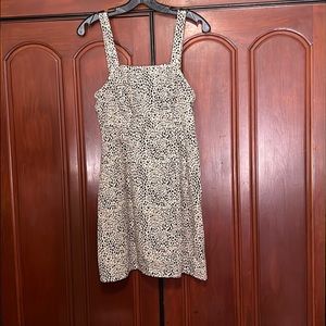 American Eagle NWT Animal Print Square Neck Mini Dress Size Small